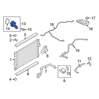 Ford OE - Engine Coolant Thermostat Kit