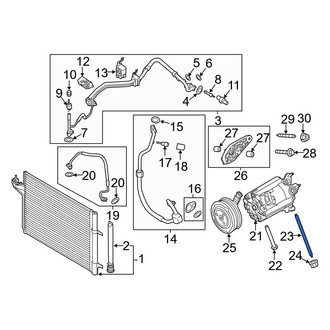 Ford OE - A/C Compressor Stud