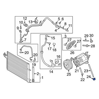 Ford OE - Door Reinforcement Bar Nut