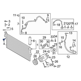 Ford OE - Brake Master Cylinder Reservoir Bolt