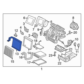 Ford OE - A/C Evaporator Core