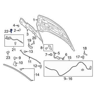Ford OE - Engine Cooling Fan Shroud Bolt