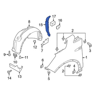Ford OE - Front Left Fender Insulator