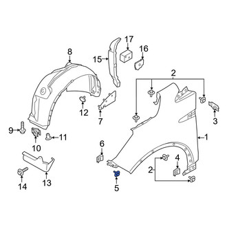 Ford OE - Rear Fender Screw