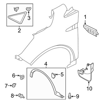 Ford OE - Fender - Exterior Trim