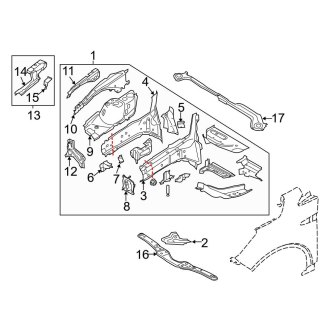 2017 Ford Escape Chassis Frames & Rails | CARiD