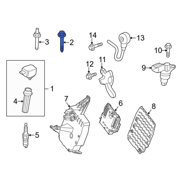 Ignition Coil Bolt