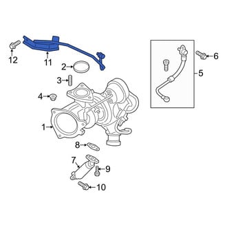 Ford OE - Turbocharger Coolant Line