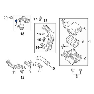 Ford OE - Engine Air Intake Hose Grommet