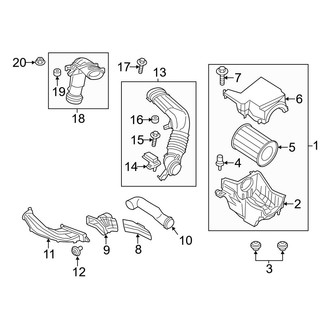 Ford OE - Engine / Transaxle - Air Intake (2.0L)