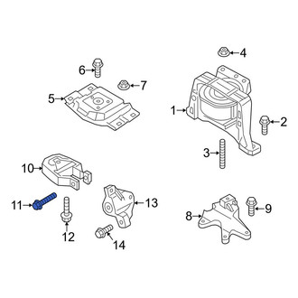 Ford OE - Lower Automatic Transmission Mount Bolt
