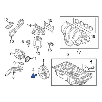 Ford OE - Engine Crankshaft Pulley Bolt