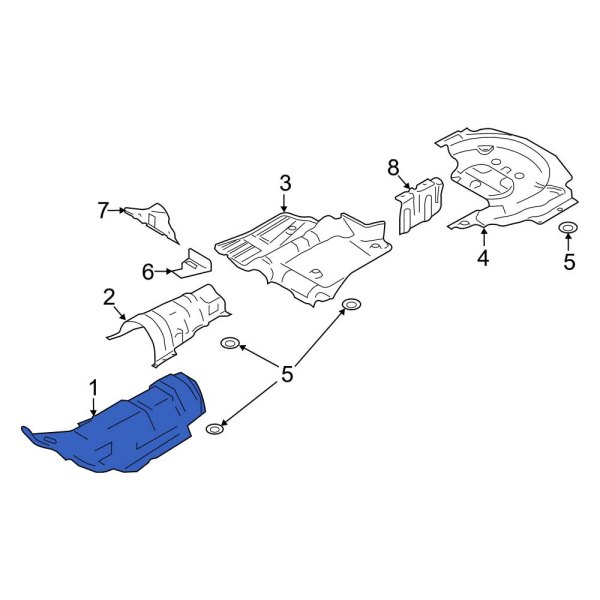 Floor Pan Heat Shield