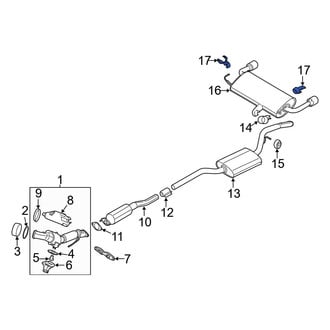 Ford OE - Exhaust Resonator Bracket
