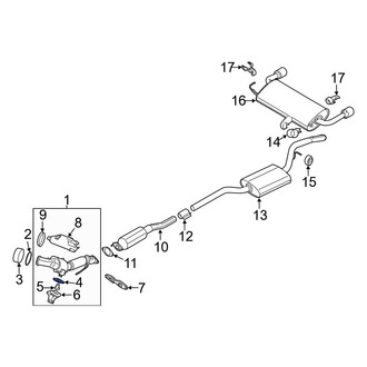 Ford OE - Catalytic Converter Bracket