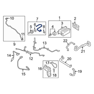 Ford OE - Evaporative Emissions System Line Adapter