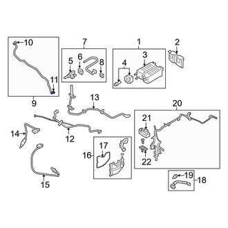 Ford OE - Evaporative Emissions System Line Clip