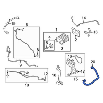 Ford OE - Upper PCV Valve Hose