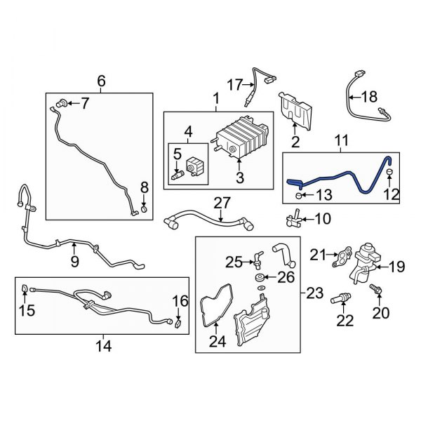 Evaporative Emissions System Lines