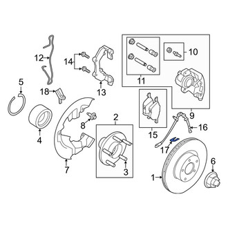 Ford OE - Brake Hydraulic Hose Lock Clip