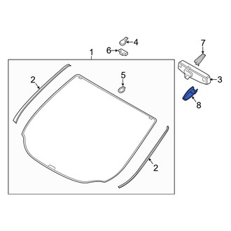 Ford OE - Front Upper Rain Sensor Cover