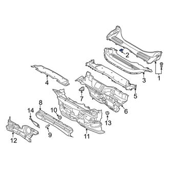 Ford OE - Cowl Cover Clip