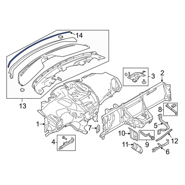 Instrument Panel Weatherstrip