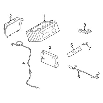 Ford OE - Instrument Panel - Sound System (Receiver, With Sync 2)