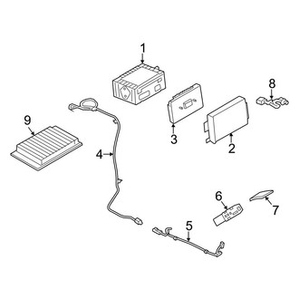Ford OE - Instrument Panel - Sound System (Receiver, With Sync III)