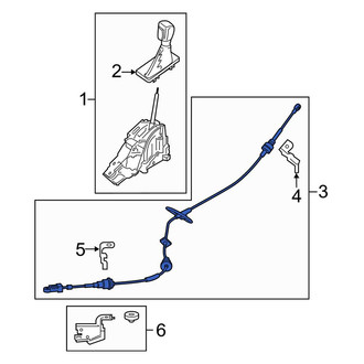 Ford OE - Automatic Transmission Shifter Cable