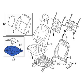 Ford OE - Front Left Seat Cushion Foam