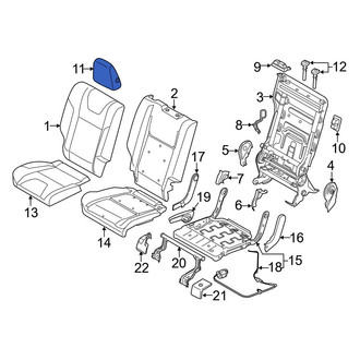 Ford OE - Rear Right Headrest