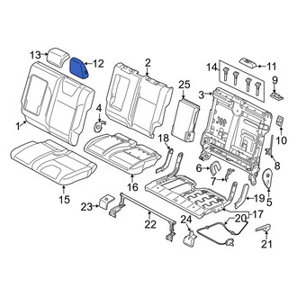Ford OE - Rear Left Headrest