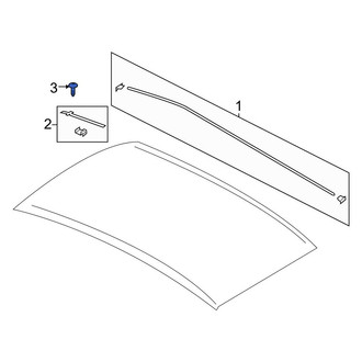 Ford OE - Roof Molding Screw