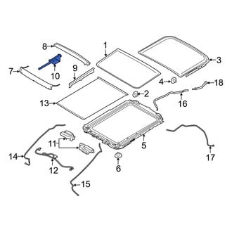 Ford OE - Left Sunroof Cable