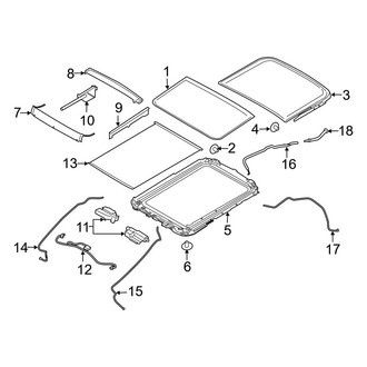 Ford OE - Roof - Sunroof