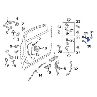 Ford OE - Front Door Check