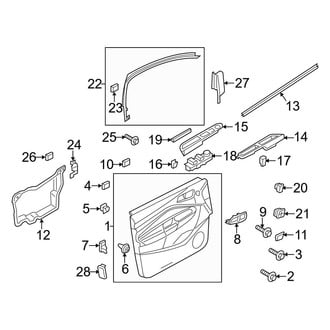 Ford OE - Front Door - Interior Trim