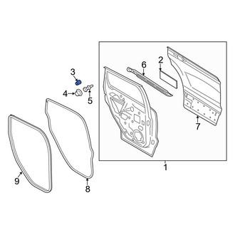 Ford OE - Front Door Stop