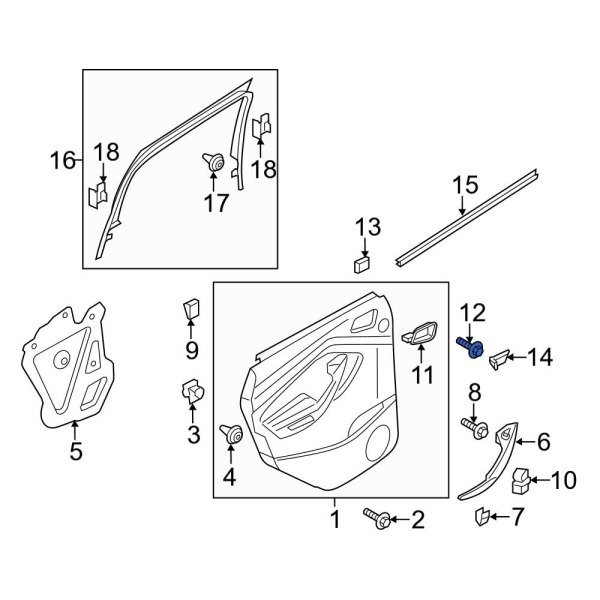 Interior Door Handle Screw