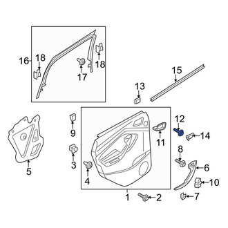 Ford OE - Roof Bow Bolt