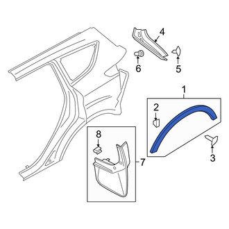 Ford OE - Rear Left Fender Flare