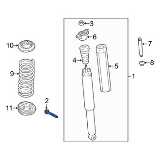 Ford OE - Rear Suspension Knuckle Bolt