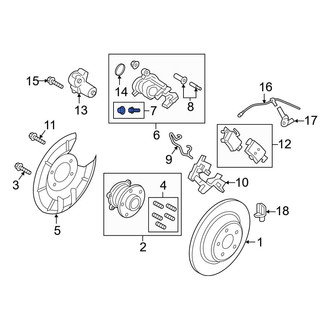 Ford OE - Rear Brake Bleeder Screw