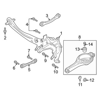 Ford OE - Rear Suspension - Suspension Components (AWD)