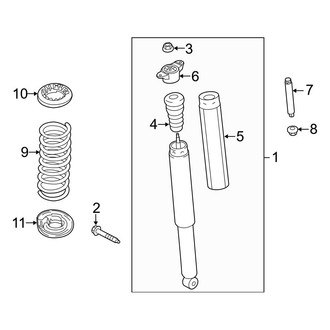 Ford OE - Rear Suspension - Shocks & Components (AWD)