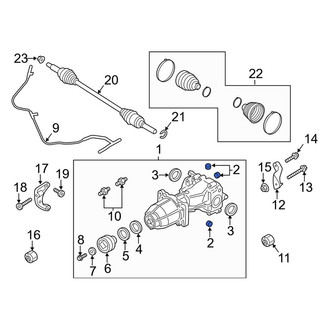 Ford OE - Rear Differential Housing Fill Plug