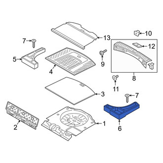 Ford OE - Rear Left Trunk Floor Storage Box