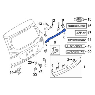 Ford OE - Rear Upper Liftgate Finish Panel