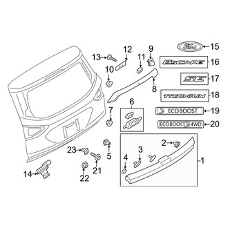 Ford OE - Lift Gate - Exterior Trim